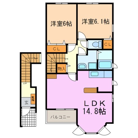 ソレイユの丘の物件間取画像